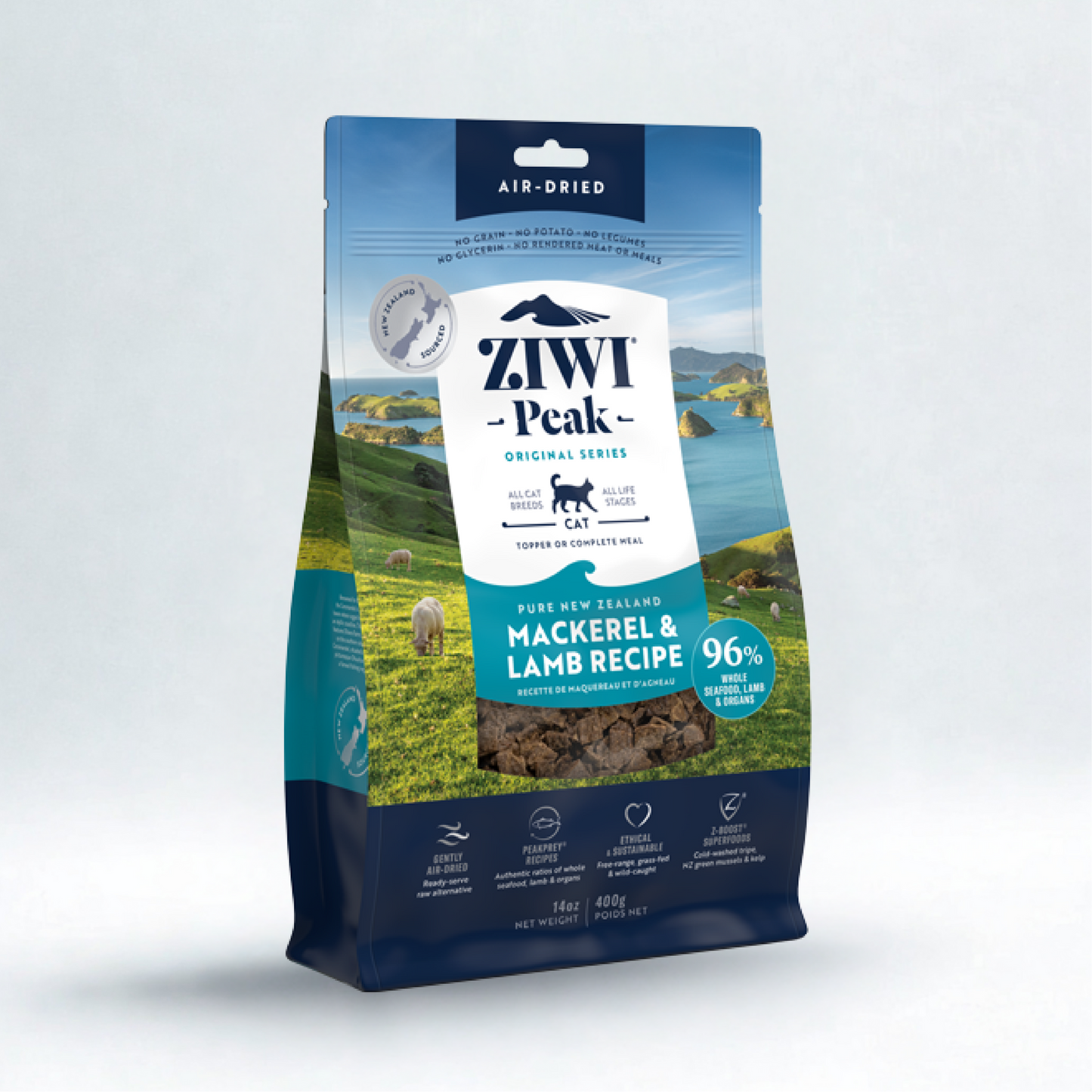 ZIWI -Peak- エアドライ・キャットフード マッカロー&ラム