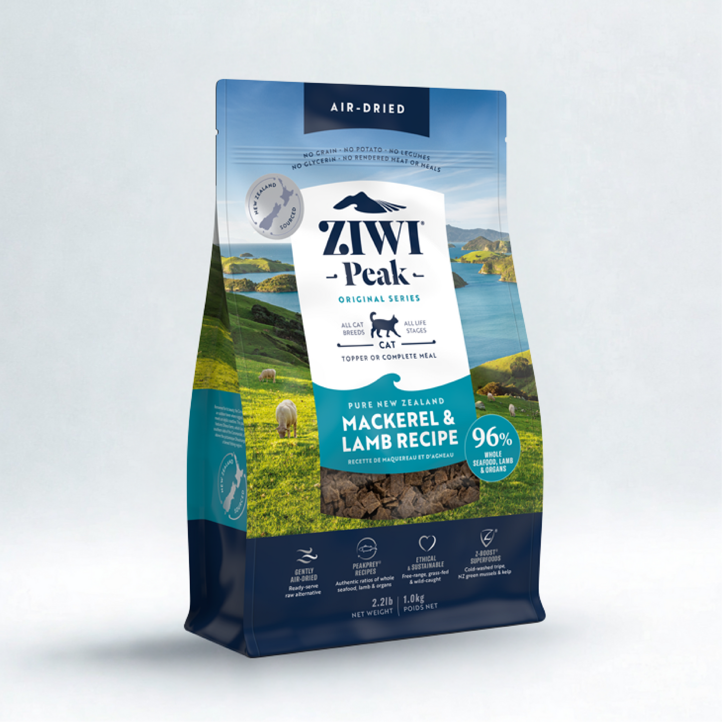 ZIWI -Peak- エアドライ・キャットフード マッカロー&ラム