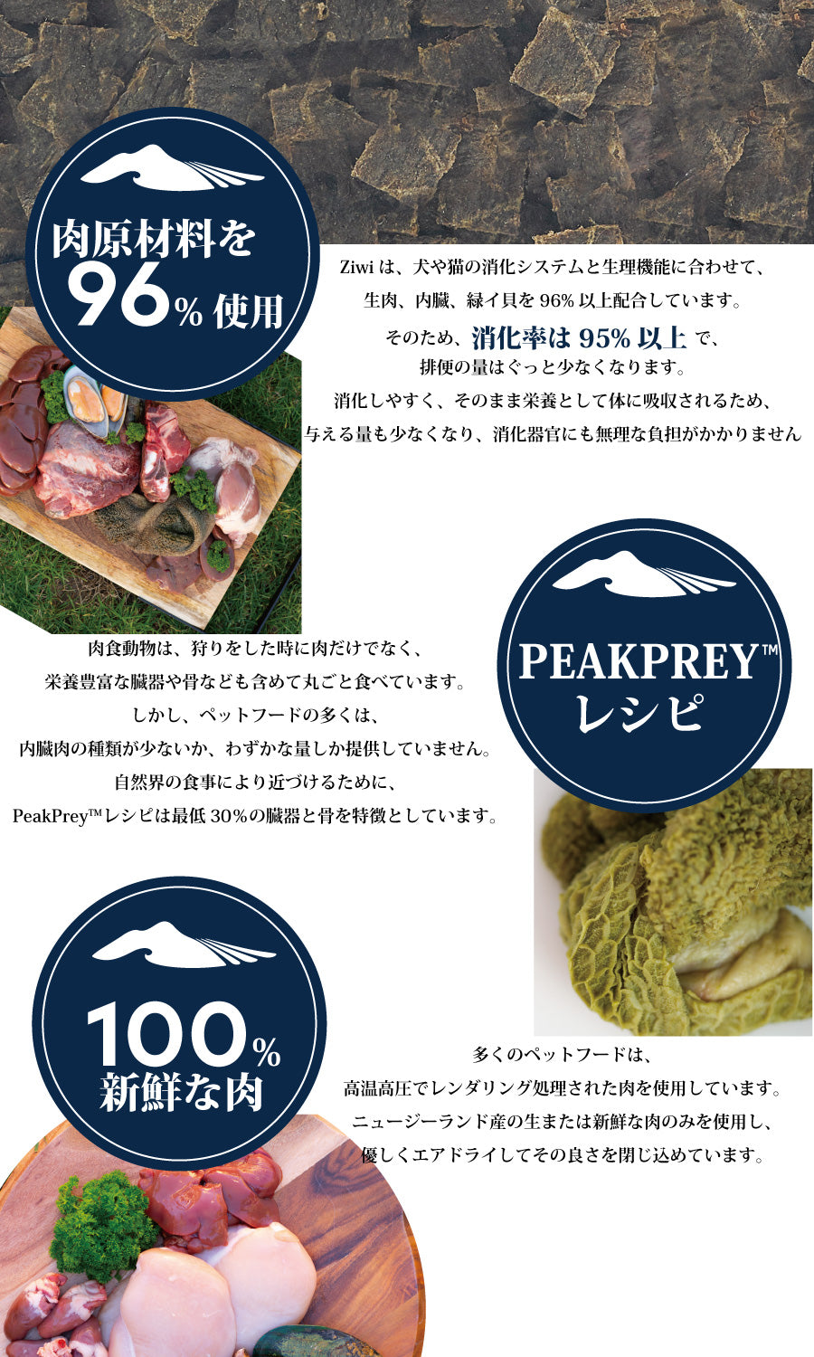 ZIWI -Peak- エアドライ・キャットフード マッカロー&ラム